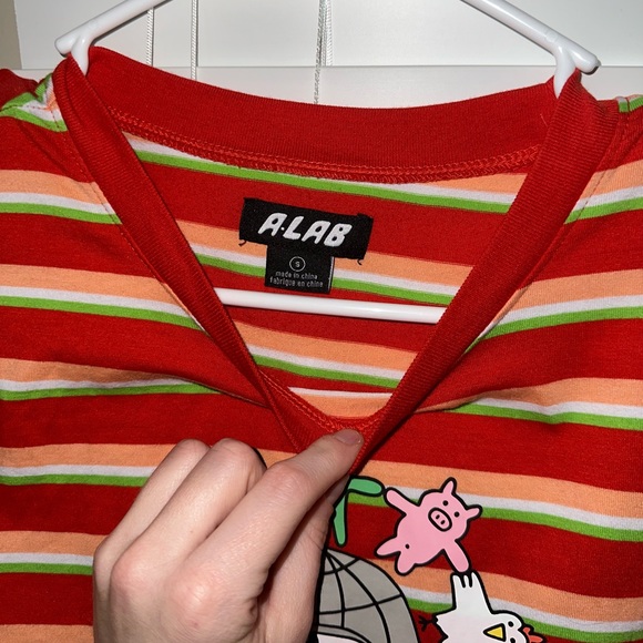 ALAB skater style crop graphic tee - Picture 3 of 4